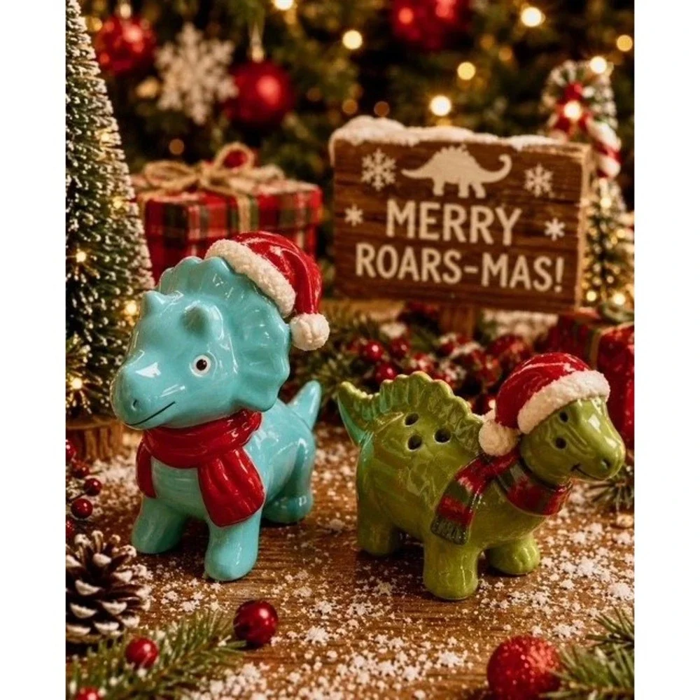 2026 New Christmas Collection Cracker Barrel Mini Salt Pepper Shakers, 7 Sets
